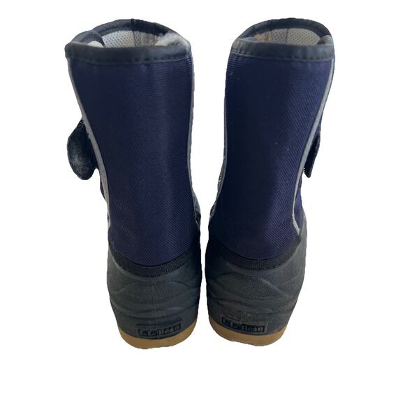 L.L.Bean Snow Boots Size Toddler 9 Insulated Boys Girls Blue Removable Lining - Picture 3 of 12